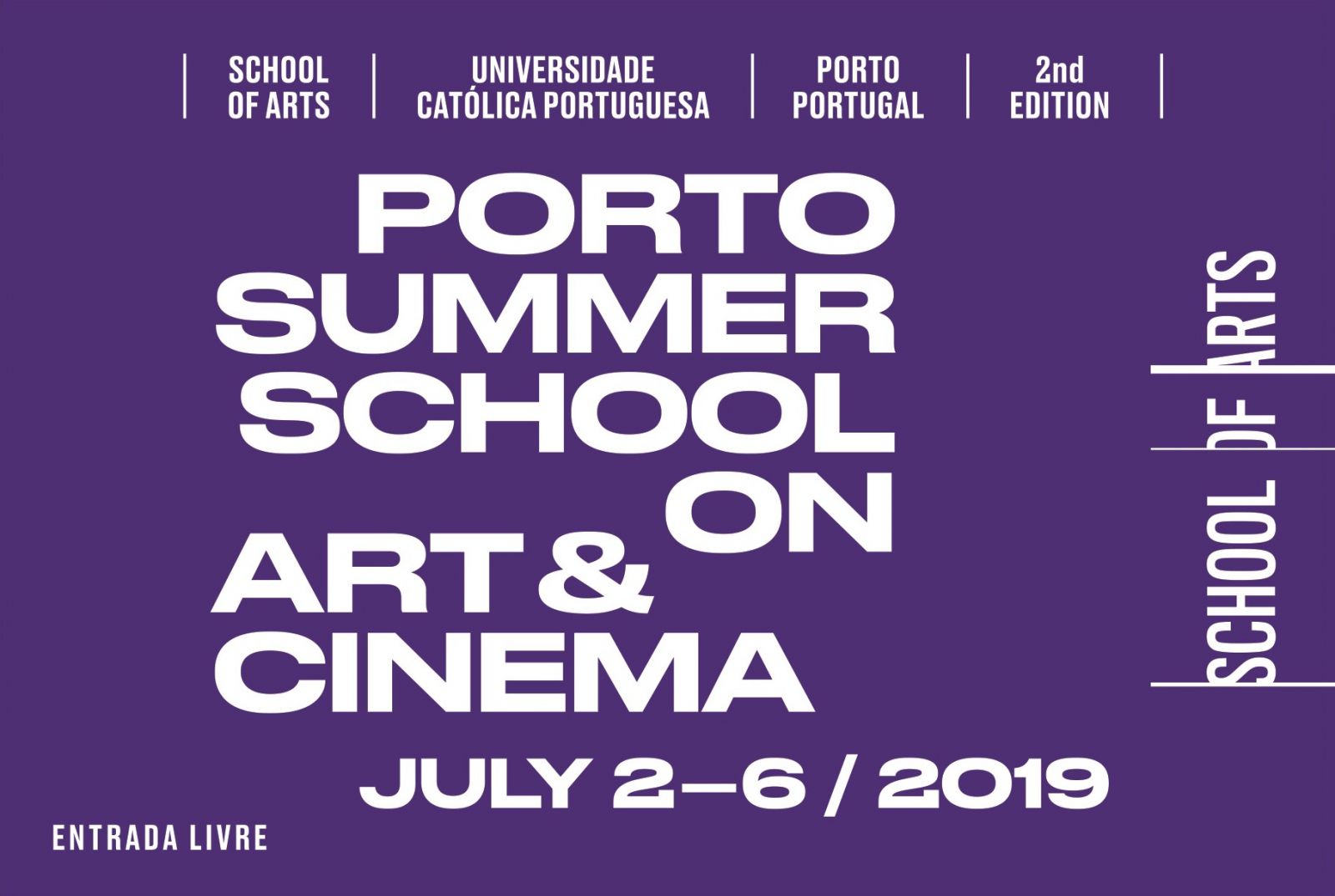 Porto Summer School on Art & Cinema 2019 · 2nd Edition